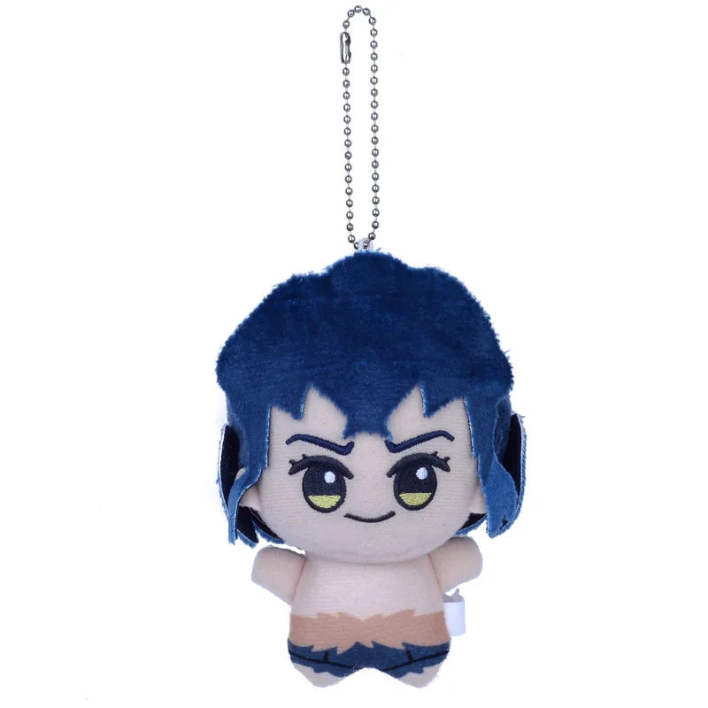 New 10cm Anime Demon Slayer Tomioka Giyu Kamado Tanjirou Kamado Nezuko Agatsuma Zenitsu Shinazugawa Genya Plush Toy Doll Gift