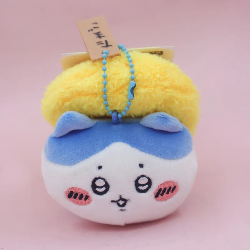 Chiikawa Plush Cute Car Keychain Hachiware Children's Creative School Bag Pendant USAGI Animation Peripheral Holiday Gift