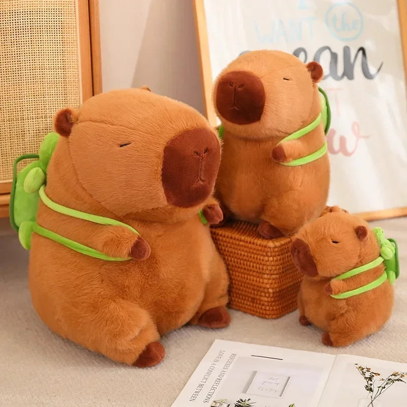 12-20cmCapybara Plush Simulation Capibara Anime Fluffty Toy Cute Doll Stuffed Animals Soft Doll Plush Christmas ThanksgivingGift