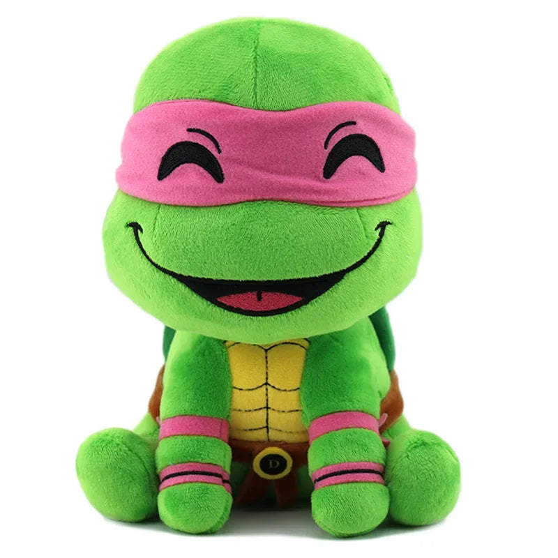 4style Hot Anime Figures Teenage Mutant Ninja Turtles Sitting Posture Plush Doll Anime Toy Children Cute animals boys Gifts