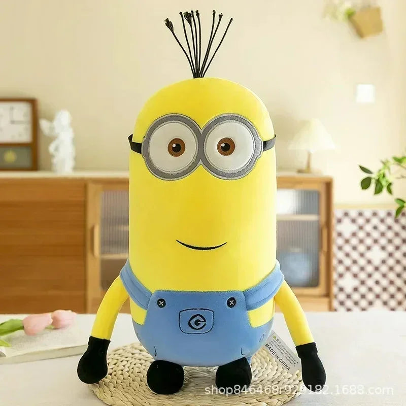 2024 Hot Cute Minions Movie Characters Yellow Plush Toys Bob Stuart In Jeans Soft Toys Dolls & Hobbies Christmas Birthday Gifts