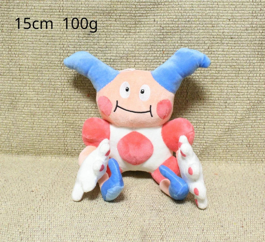 15cm Pokemon Mr.Mime Plush Toys Doll Kawaii Mr. Mime Plush Pendant Cartoon Soft Stuffed Toys Birthday Gifts Girls Plush Doll Toy