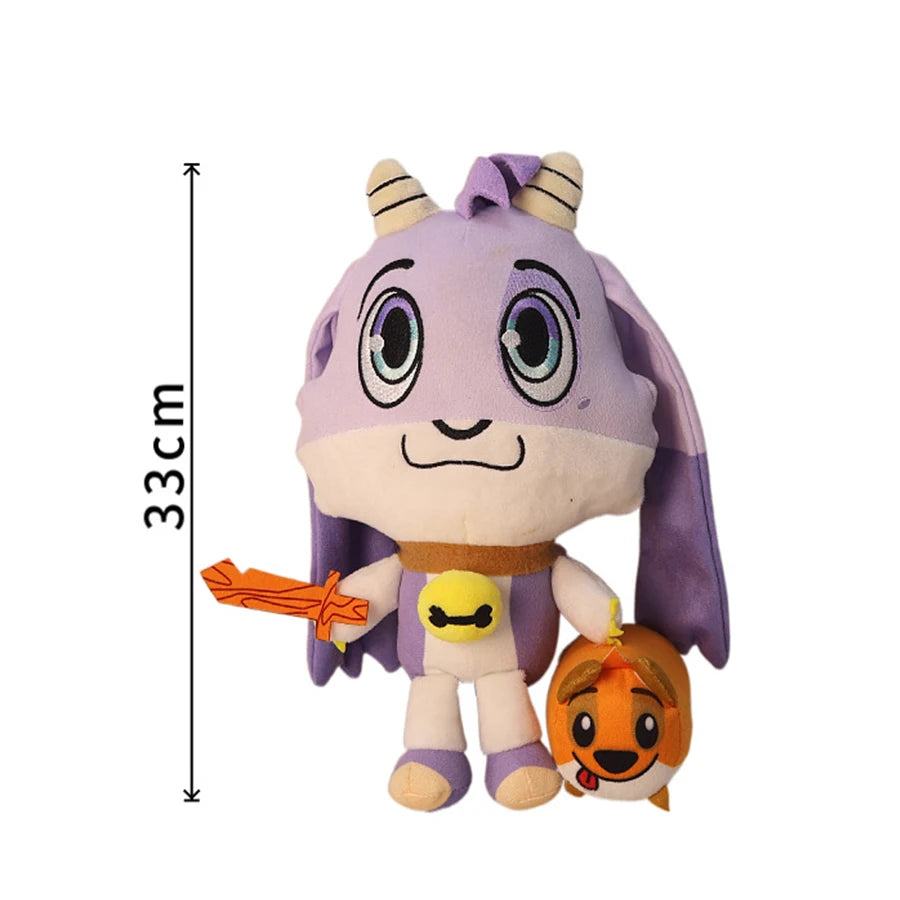 New Billie Bust Up Plush Toys Cute Game Role Goat Billie Owl Doll Soft Stuffed Decoration Doll Gift Halloween Plush Toy for Kids