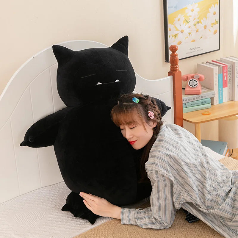 35cm Cartoon Cat Doll Lightning Monster Black Cat Doll Cloth Doll Children's Boy Birthday Gift Sofa Pillow Kids