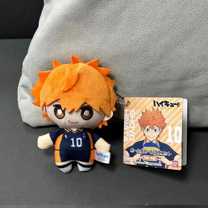 2024 New 10cm Anime Plush Toy Tobio Kageyama Shoyo Hinata Kuroo Tetsurou Mini Stuffed Toys Pendant Kids Gift