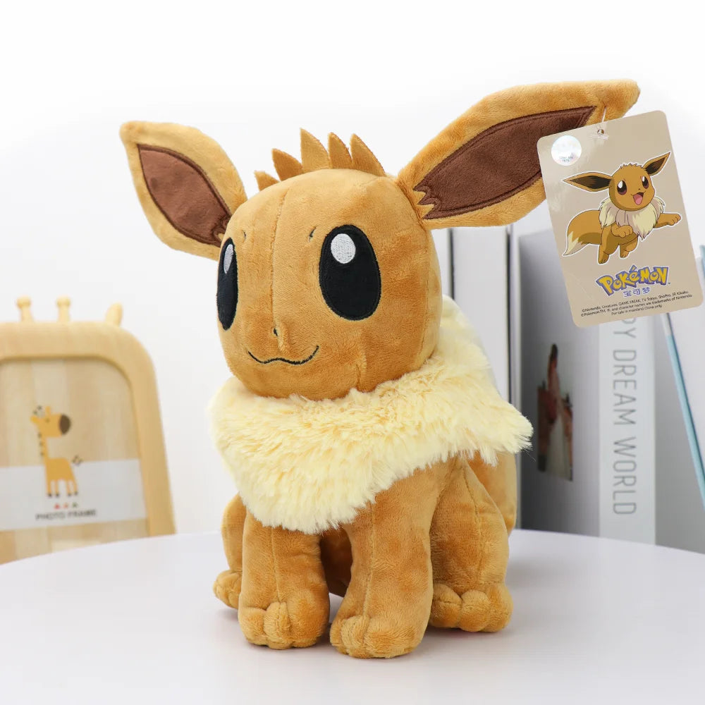 ORIGINAL Pokemon Eevee Umbreon Espeon Sylveon Leafeon Glaceon Plush Toy Cute Stuffed Dolls Cartoon Birthday Christmas Gift Kids