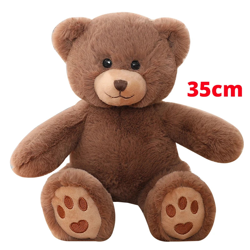 High Quality Cute Plush Bear Plush Pillow Lovely Bow-Knot Bears Plush Toys Stuffed Soft Animal Dolls Xmas Valentine's Gift