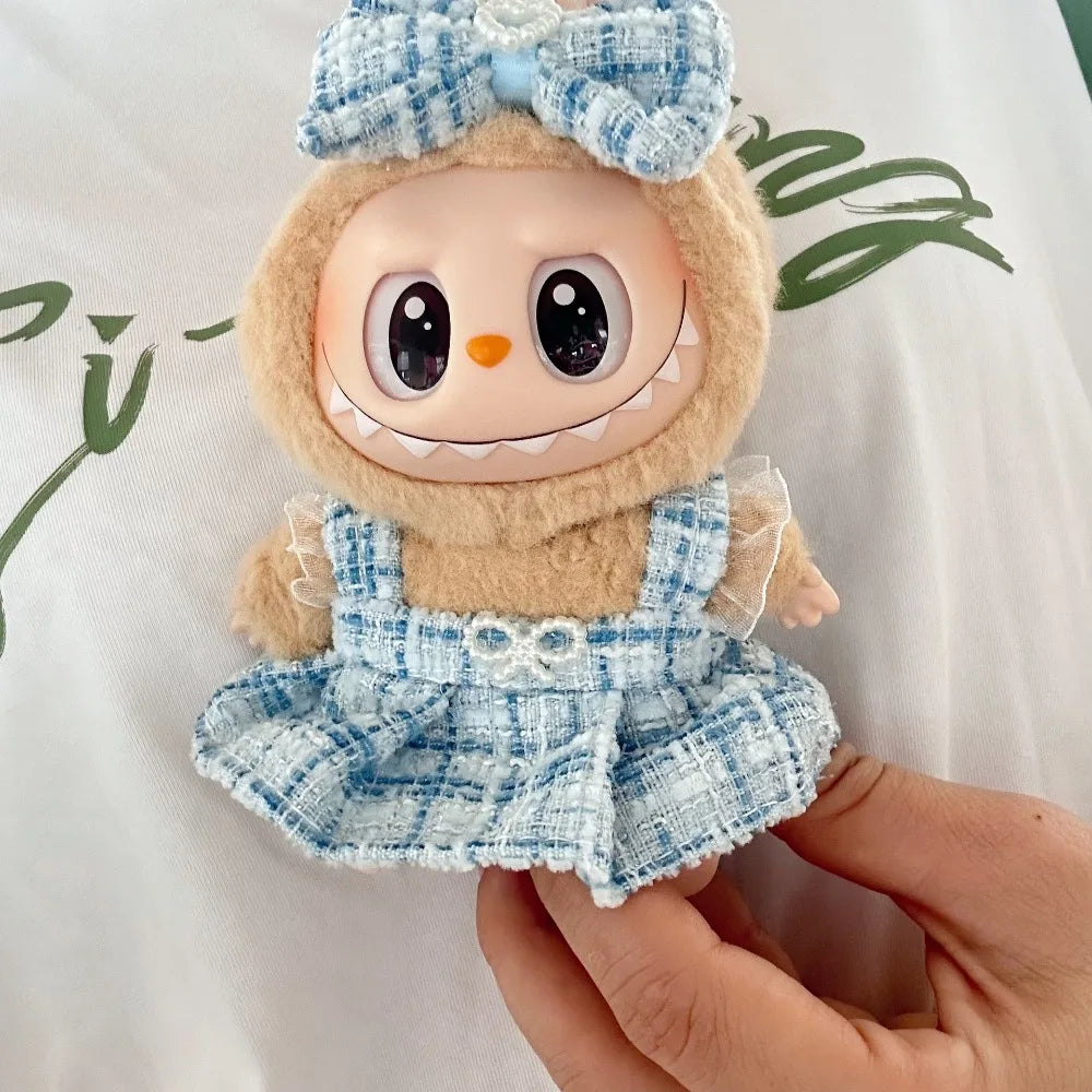 New Multiple Styles Plush Dolls Clothes with Hat Handmake T-shirt Pants Cute Fashion Dresses Skirt For 15cm Cotton Dolls