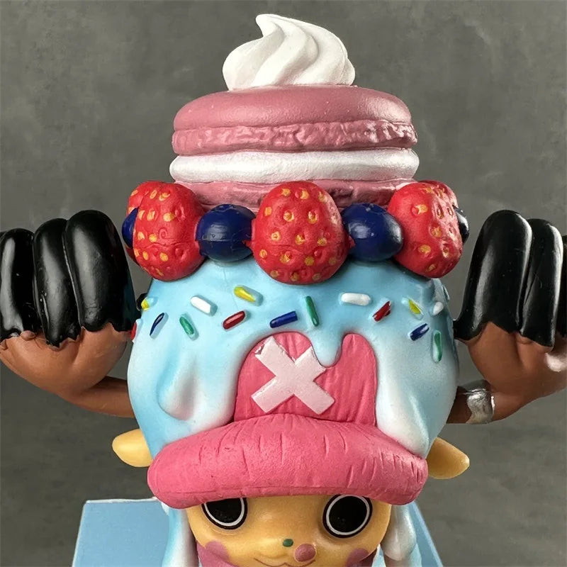 14cm Anime Figure One Piece Tony Chopper Candy and Crown Version Action Figure 15th Anniversary Collection Model Boys Toys