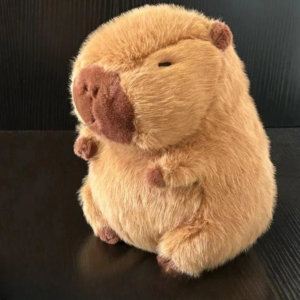 Cute Capybara Plush Toys With Backpack Sitting Lovely Cartoon Animals Stuffed Dolls Holiday Gift Home Decor Sofa Plush Pillows