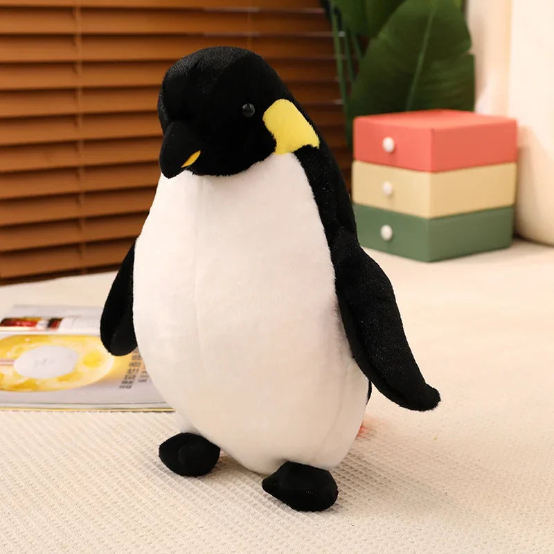 Cute Fluffy Simulation Plush Toy Kawaii Penguin Peluche Real Life Animal Doll Home Decoration Children Kids Birthday Gifts