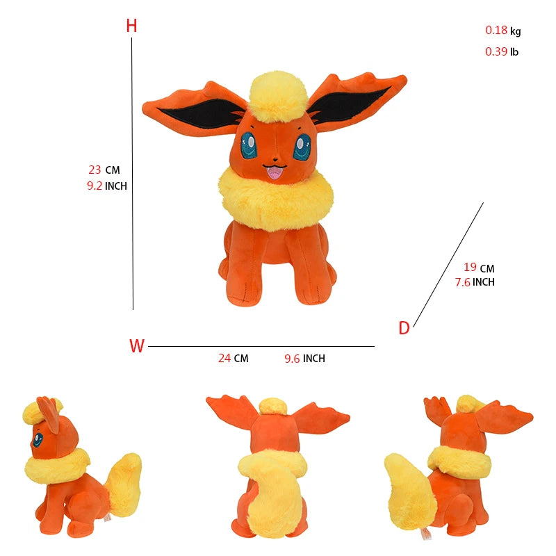 Big Size Pokemon Plush Toys Eevee Umbreon Cartoon Figure Peluche Dolls KJolteon Vaporeon Sylveon Anime Stuffed Dolls Gifts