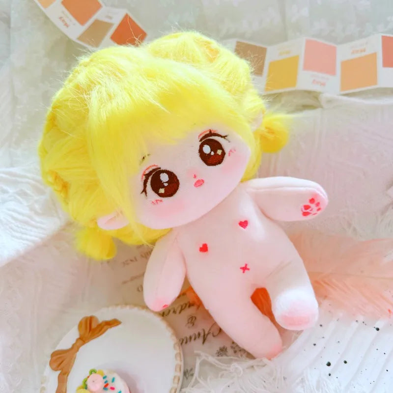 20cm IDol Doll Plush Cotton Star Dolls Kawaii Stuffed Baby Plushies No Attributes Dolls Toys Fans Collection Children Gifts