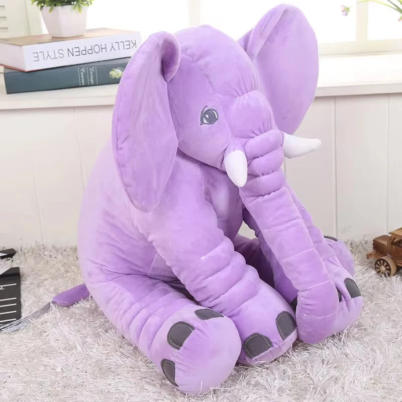 1pc Elephant Design Pet Grinding Teeth Plush Toy Durable Chew Toy ForDog Interactive Supply