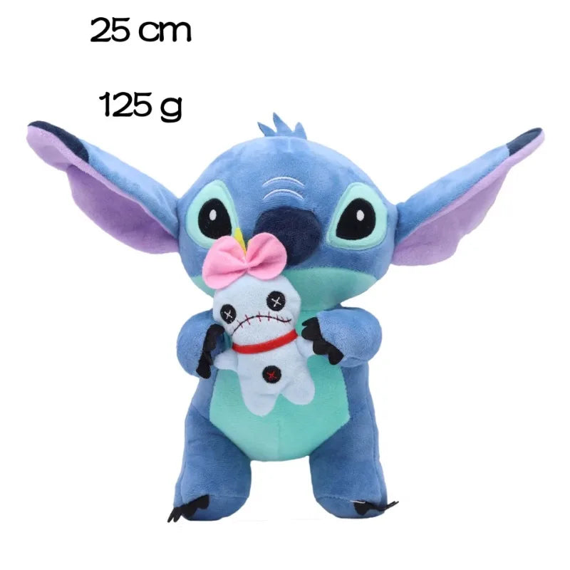 Disney Cartoon Blue Pink Stitch Plush Dolls Anime Toys Lilo and Stitch Stich Plush Stuffed Toys Christmas Gifts for Kids