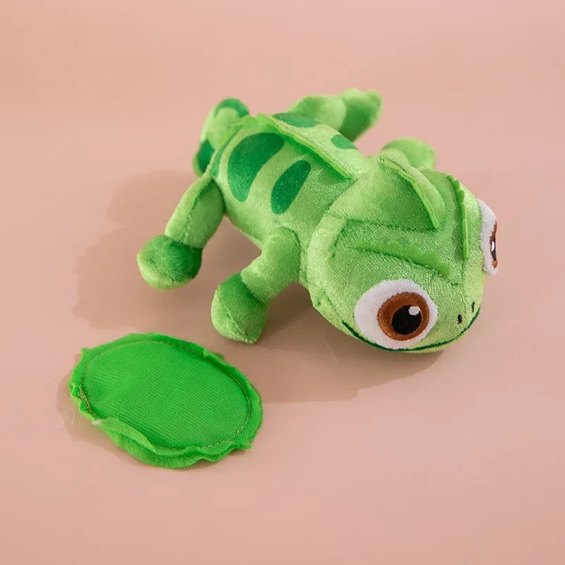 17cm Pascal Rapunzel Chameleon Lying Shoulder Plushie Toy Stuffed Doll Plush Toys Kawaii Pascal Decor Boys Girls Birthday Gifts