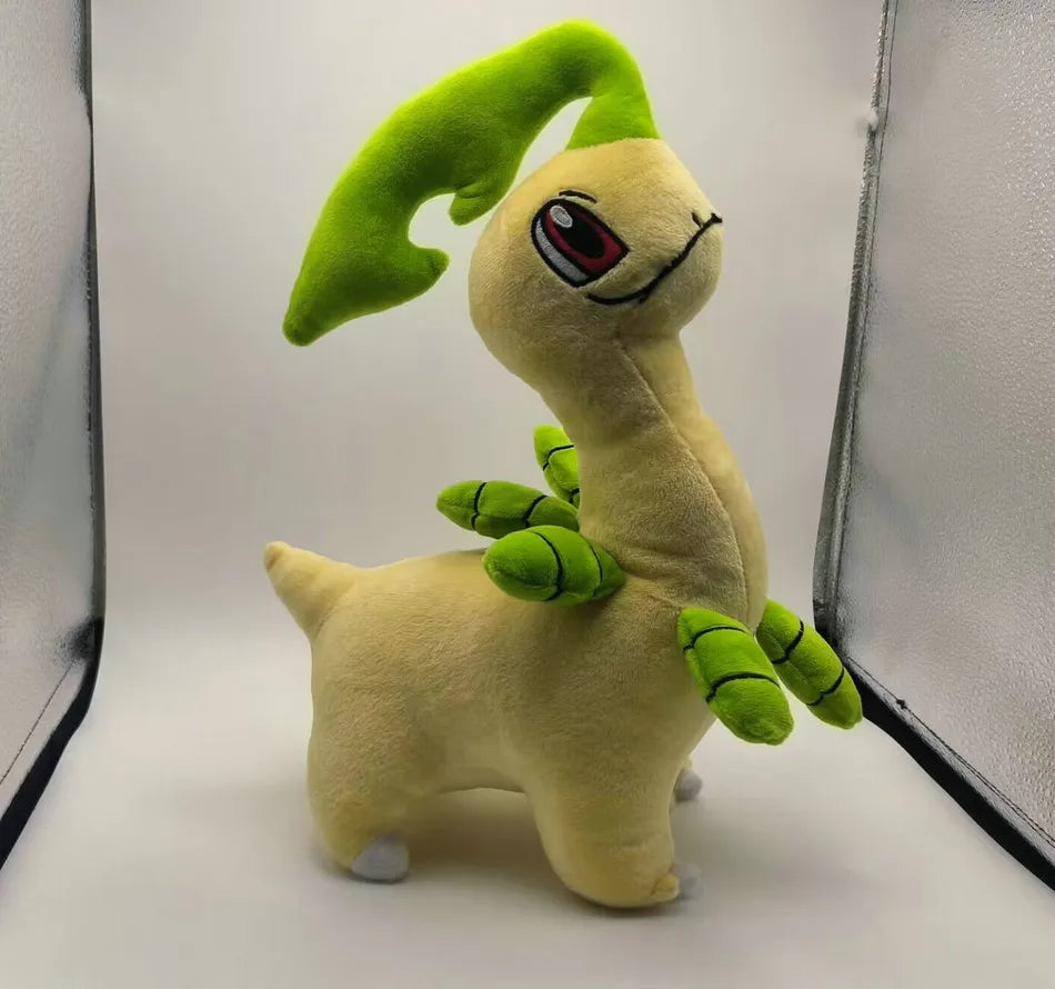 POKEMON 30cm Laurel Leaf Doll Plush Toy Pocket Monster Plush Toy Children's Plush Toy Festival Gift Collection Gift