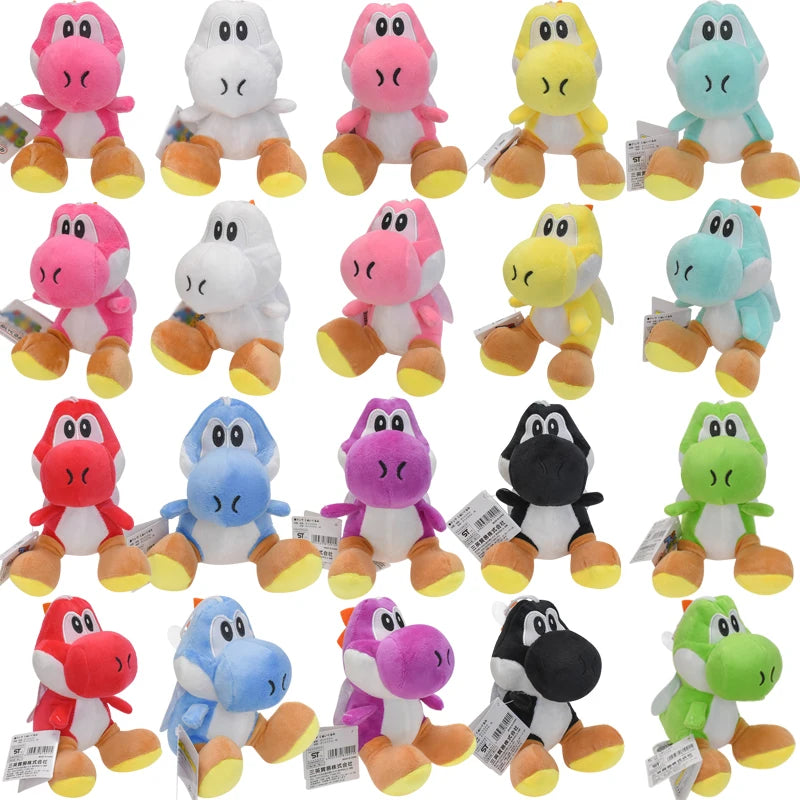 Super Mario Bros Plush Doll Mario Luigi Yoshi Peach Bowser JR Mushroom Peluche Dolls Koopa Troopa Backpack Anime Cartoon Plushie