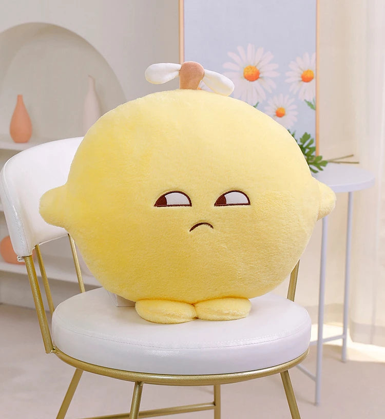 50cm Fun Lemon Pillow Soft Comfortable Cartoon Plush Toys My Boss Same Style Cute Home Dolls Decoration Men Women Birthday Gifts