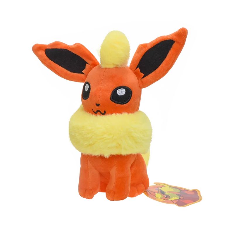 Flareon Peluche Pokemon Plush Toys Cartoon Cute Dolls Kawaii Stuffed Dolls Birthday Christmas Gift For Kids Friends Collection