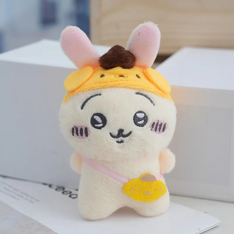 Chiikawa Plush Cute Car Keychain Hachiware Children's Creative School Bag Pendant USAGI Animation Peripheral Holiday Gift