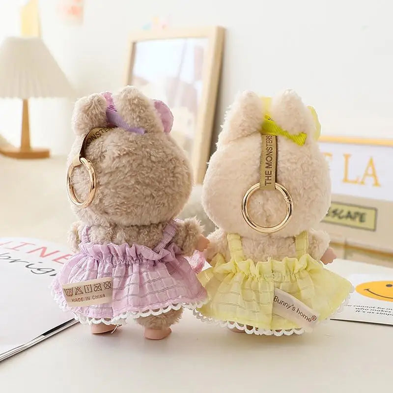 For Labubu clothes plush vinyl face doll pendant Labubu sitting party series Dolls Accessories Cute Decoration Little Clothes