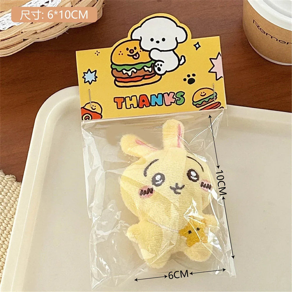 Cute Chiikawa Cartoon Plush Brooch Girl Backpack Decoration Bag Pendant Accessories Doll Scarf Clothing Pin Children Gift