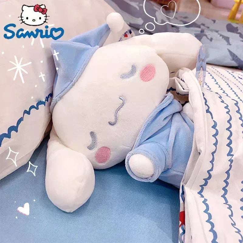 Sanrio Plush Cinnamoroll Doll Melody Kuromi Doll Plushie Toy Kawaii Anime Sweet Lovely Cartoon Cute Soft Birthday Gift For Girls