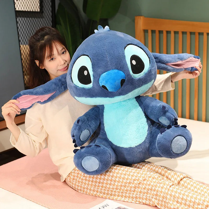 Kawaii Disney Cartoon Blue Purple Stitch Plush Dolls Anime Toys Lilo and Stitch Stitch Plush Stuffed Toys Xmas Gifts for Kids