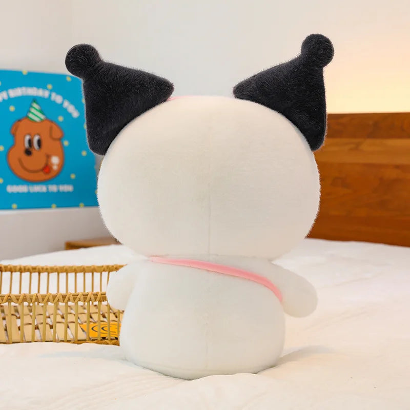 New 100cm Big Size Sanrio Kawaii Kuromi Stuffed Plush Toy Sleeping Pillow Cartoon Plush Toy Doll Children's Companion Gift