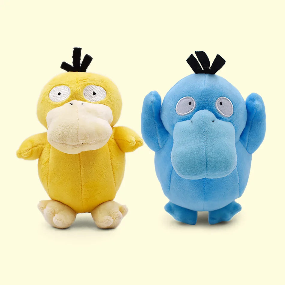 Shiny Psyduck Anime Pokemon Plush Toys Blue Peluches Soft Stuffed Cartoon Doll Decoration Kids Gifts pokemon plush