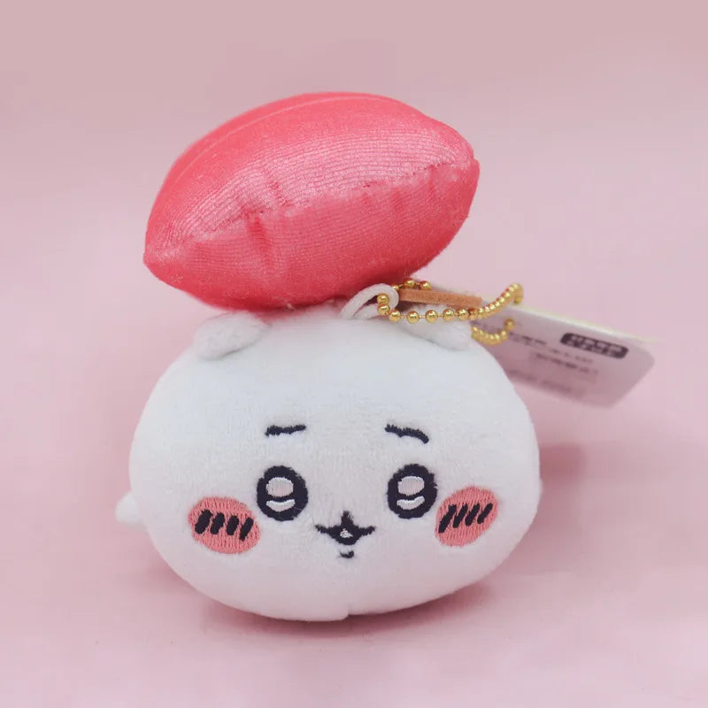 Chiikawa Plush Cute Car Keychain Hachiware Children's Creative School Bag Pendant USAGI Animation Peripheral Holiday Gift