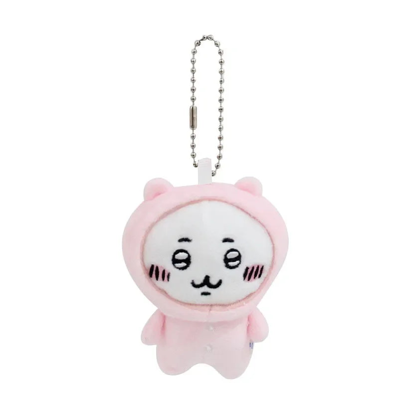 Cartoon Anime Cute Chiikawa Decorative Pendant Self Deprecating Bear Kawaii Hachiware Cute Plush Doll Keychain Usagi Toy Gifts