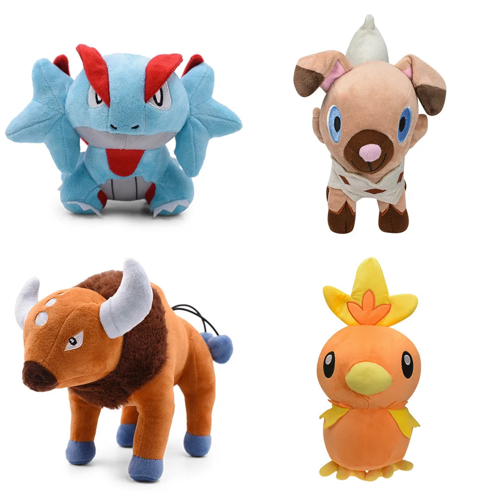 Pokemon Plush Toys Doll Ivysaur Poipole Volcarona Articuno Moltres Talonflame Torchic Lucario Zeraora Stuffed Dolls 20 Styles