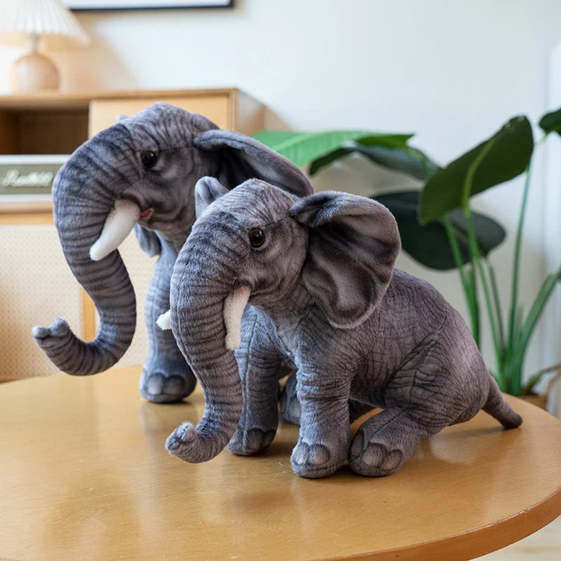 30/40CM Simulation Elephant Plush Toys Cute Baby Elephant Stuffed Peluche Doll Nice Home Decoration Gifts