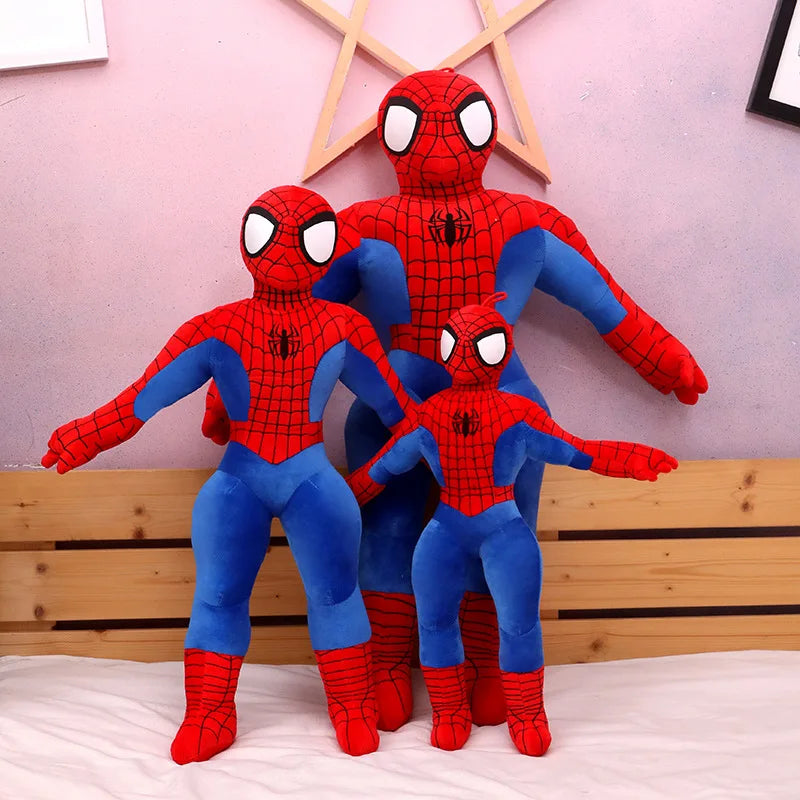 70cm Giant Size Plushier Dolls Boy's Spider Man Plush Doll Toy Pillow Stuffed Pillow Children's Birthday Gift Sleeping Doll