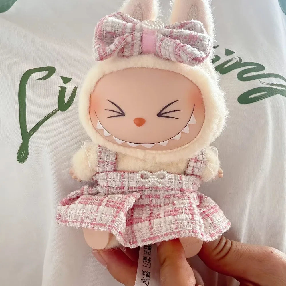 New Multiple Styles Plush Dolls Clothes with Hat Handmake T-shirt Pants Cute Fashion Dresses Skirt For 15cm Cotton Dolls