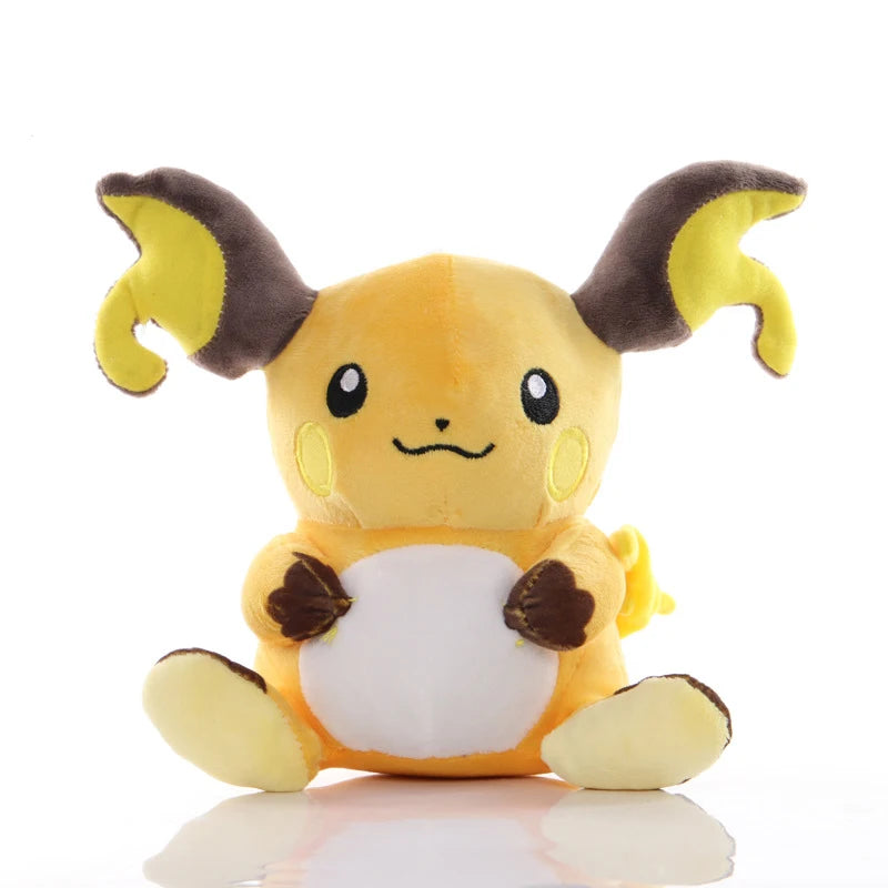 20cm Pokemon Stuffed Ball Toy Chikorita Pikachu Psyduck Mr. Mime Squirtle Wartortle Cyndaquil Plush Soft Doll Gifts for Children