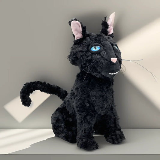 Coraline Cat Plush Cartoon And Anime Related Plush Toys Black Cat Animal Doll High Quality Full Filled Plush Toy Birthday Gift