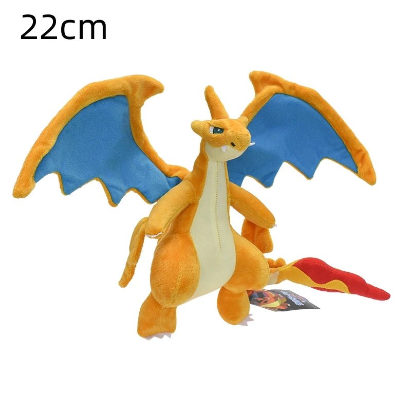 Pokemon Anime Figure Mega Evolution Charizard X Y Plush Toy Kawaii Charmander Stuffed Animal Peluche Doll Festival Gift