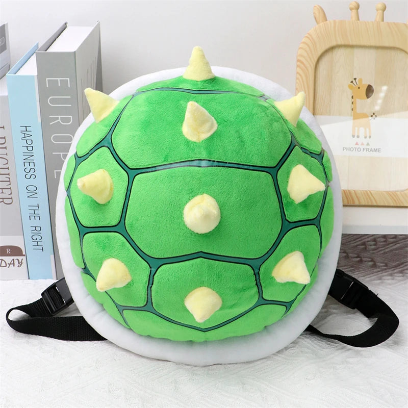 Kawaii Mario Koopa Troopa Paratroopa Yoshi Plush Toys Backpack Anime Morton Iggy Larry Lemmy Peluche Dolls School Bags Gift Kids