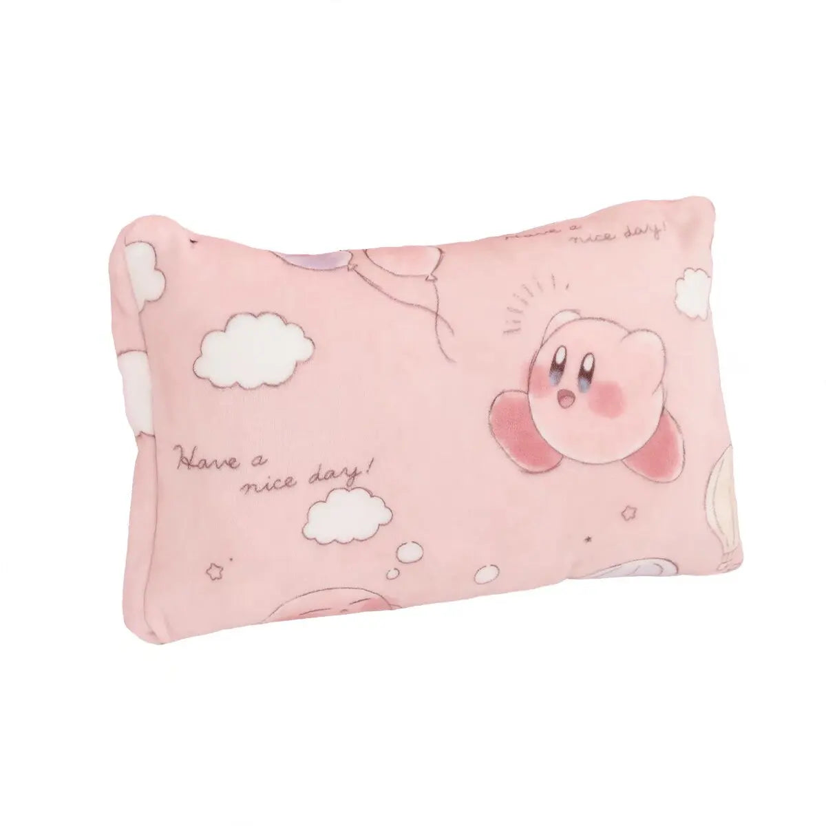 Miniso Kirby Blanket Warm Flannel Blanket Pillowcase Japanese Style Pattern Printing Blanket Bedspread Bedroom Sofa Bed Girl