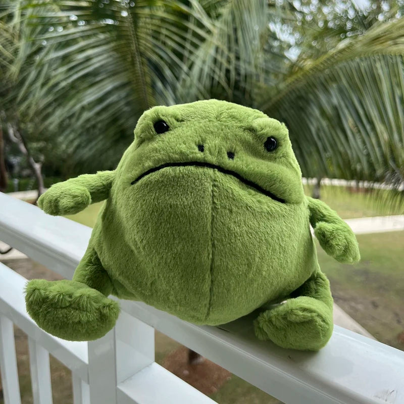 20cm Cute Ricky Rain Frog Plush Toy Stuffed Animal Funny Ugly Frogs Doll Soft Kawaii Appease Plushies Birthday Gift For Children