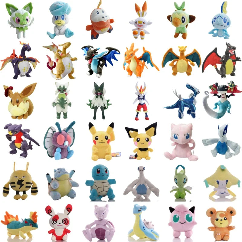 Pokemon Dragapult Dialga Plush Dynamax Eevee Charizard Peluche Sprigatito Fuecoco Cinderace Stuffed Meowscarada Hobbies Dolls