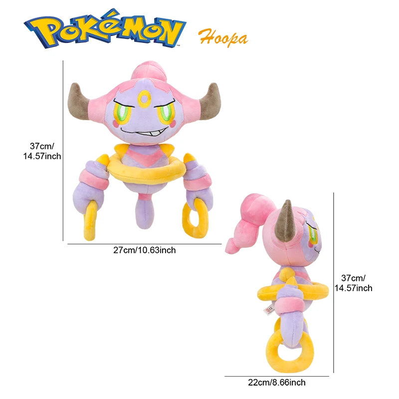 Pokemon Plush Toys Hoopa Snorlax Chikorita Slowpoke Froakie Arceus Quaxly Anime Stuffed Sprigatito Fuecoco Peluche Doll Gifts