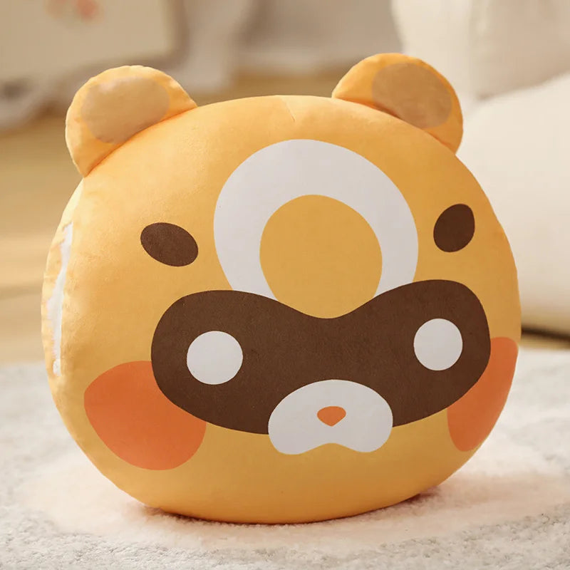 Kawaii Genshin Slime Pillow Genshin Impact Plush Cushion Cute Anime Game Stuffed Original God Cosplay Fans Peluche for Kid Gift