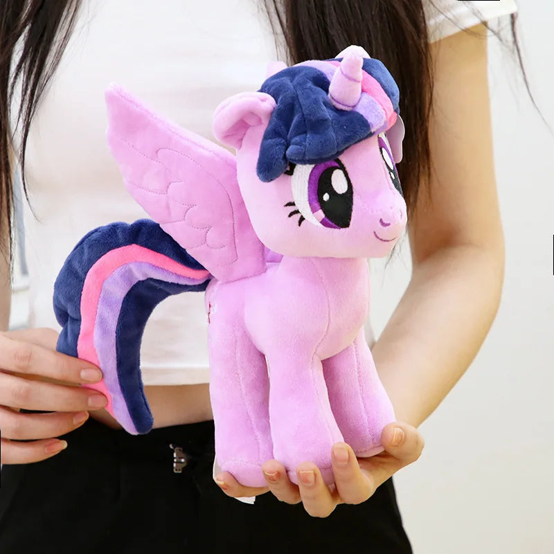 26Cm My Little Pony Plush Toys Anime Friendship Is Magic Plushies Twilight Sparkle Fluttershy Pinkie Pie Soft Kid Birthday Gifts