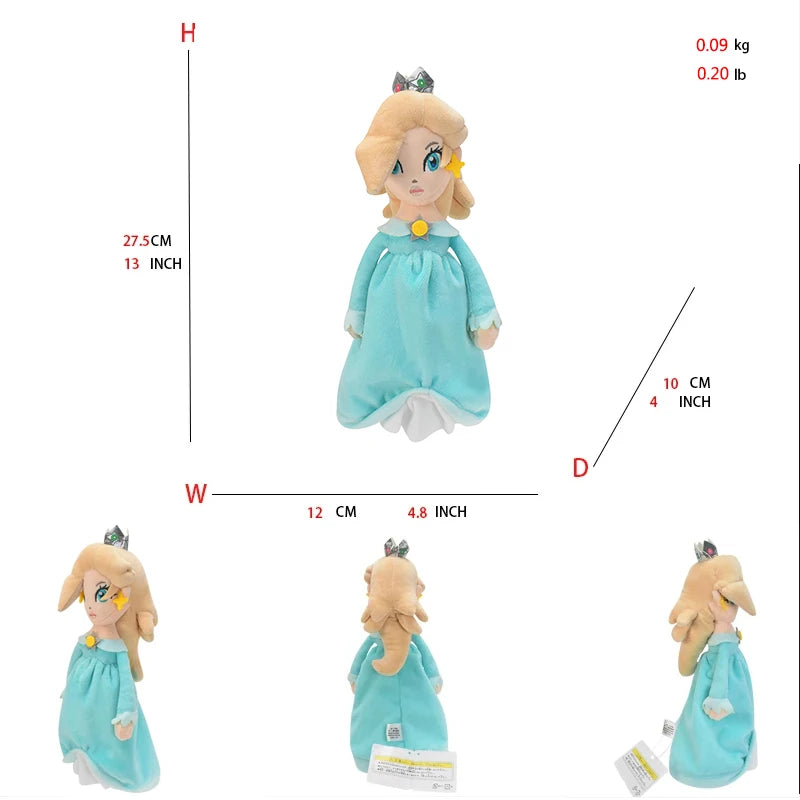 2024 New Princess Peach Daisy Toadette Rosalina Pauline Baby Princess Toys Mario Plush Stuffed Doll Birthday Christmas Gifts