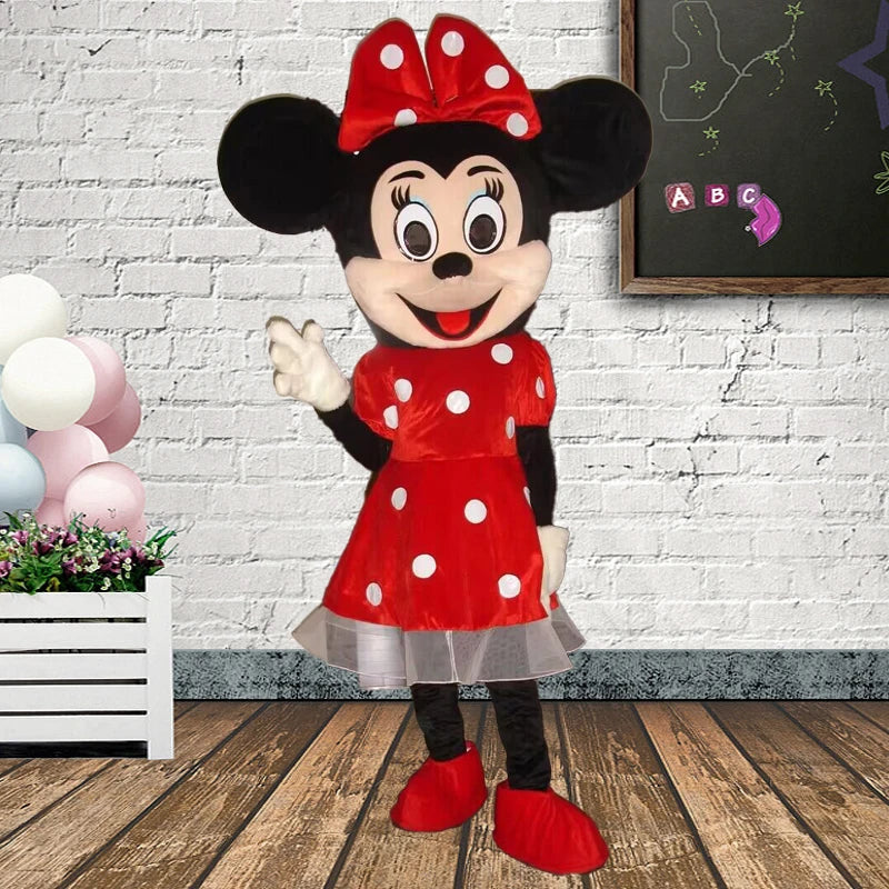 Hot Disney Mickey Minnie Mouse Cartoon Character Costume Stitch Mascot Costume Christmas Party Props Advertising Fancy Dress