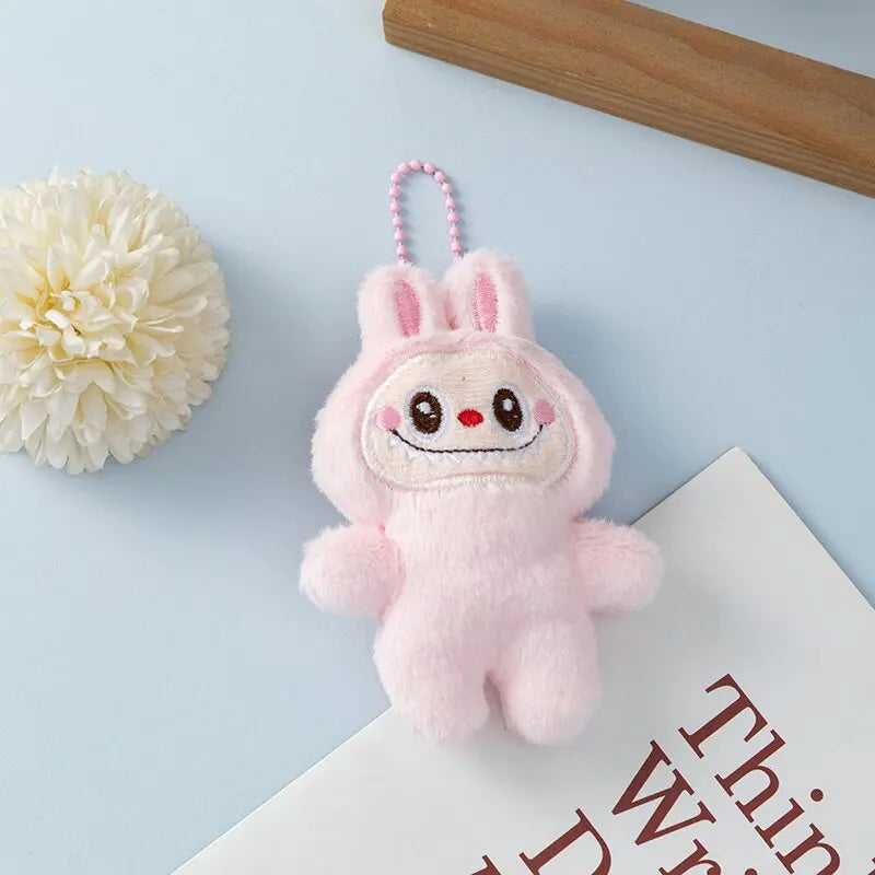 Labubu Cute Doll Pendant Plush Toys Soft Kawaii Stuffed Toy Backpack Accessories Plush Doll Birthday Gift